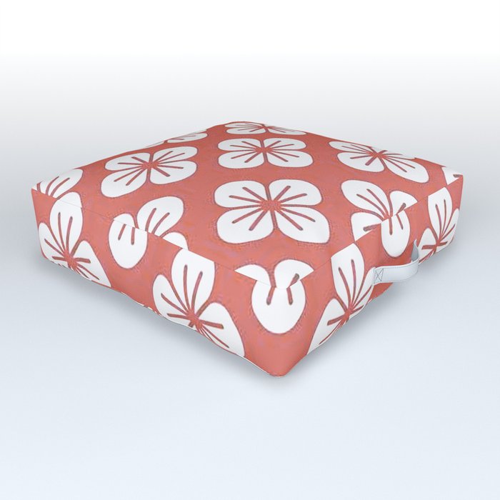 Japanese Floral Pattern 7 Outdoor Floor Cushion
