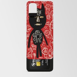 Your Love is King Graffiti Tribal Art by Emmanuel Signorino Android Card Case