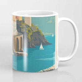 Italys Amalfi Coast Travel Waterfront Coffee Mug