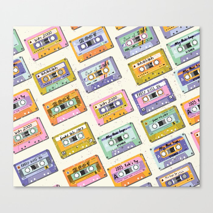Y2K - the final end of music tapes  Canvas Print