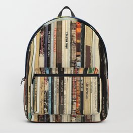 Classic Rock Vinyl Records Backpack