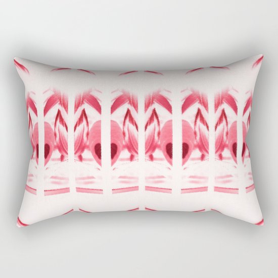 SPIRIT PATTERN #2 #Red Rectangular Pillow