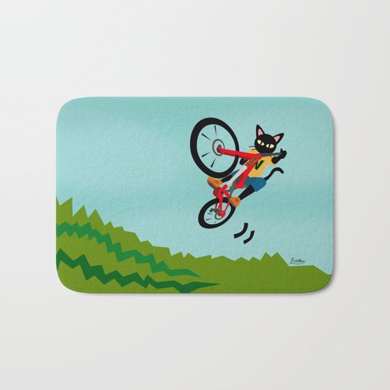Bike Action Bath Mat