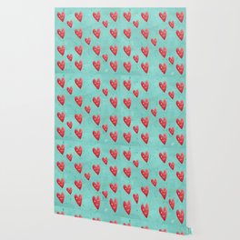 flirtatious heart pattern  Wallpaper