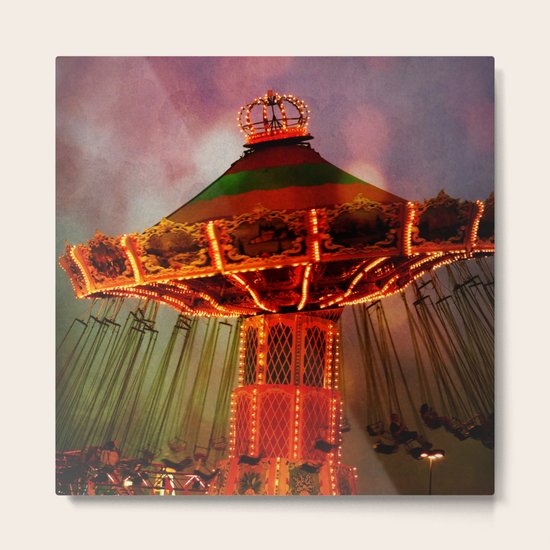 Carnival Ride Metal Print