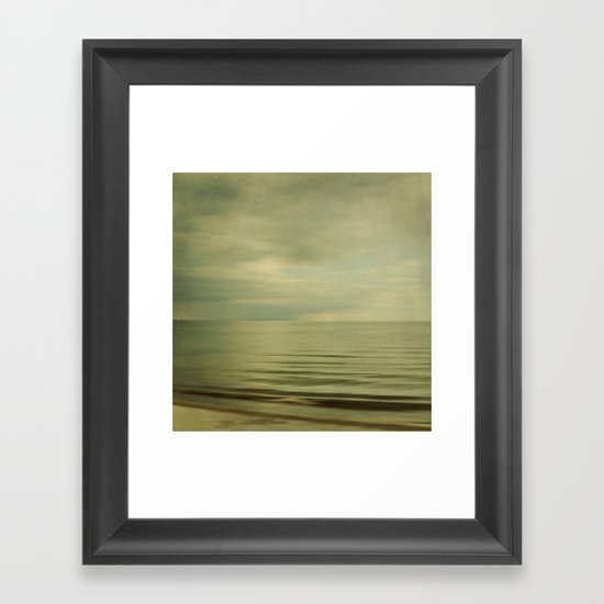sea square XI Framed Art Print