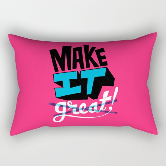 Make It Rectangular Pillow