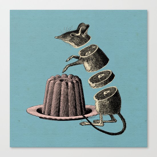 Deconstructed mouse Canvas Print