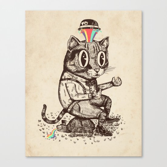 Strange Cat Canvas Print