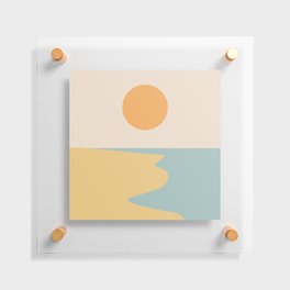 Ocean Sunset / Sunrise II Floating Acrylic Print