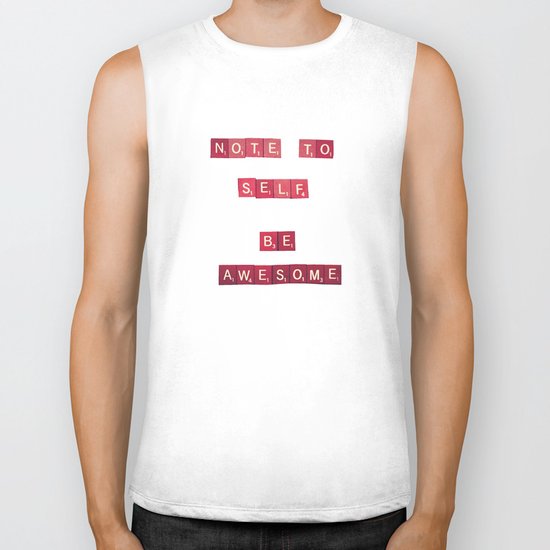 Note to Self Biker Tank