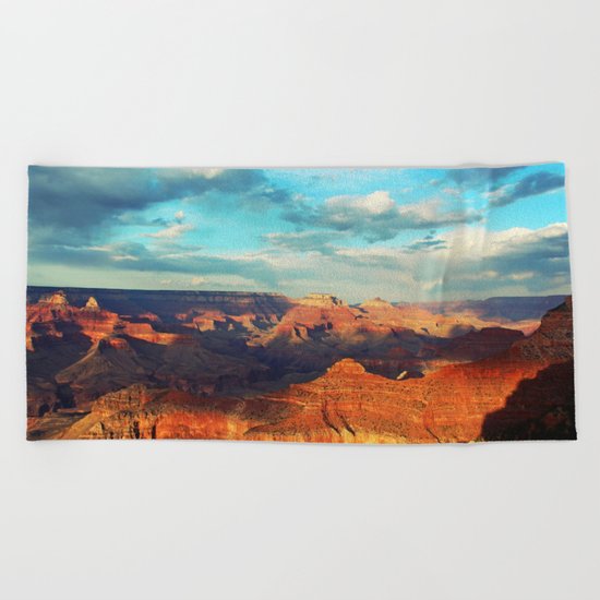 Grand Canyon - National Park, USA, America Beach Towel