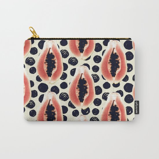 papaya pattern Carry-All Pouch