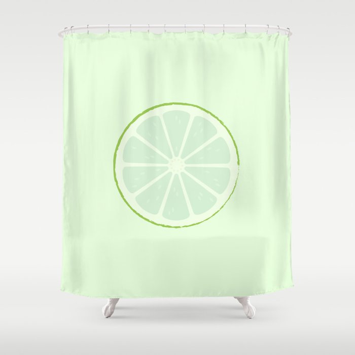 Lime Shower Curtain