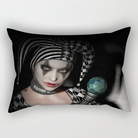 Dark clown Rectangular Pillow