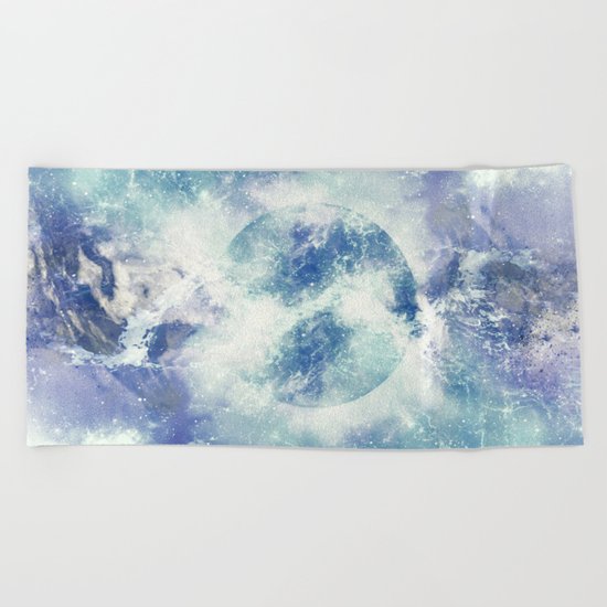 Universe Atoms Stories Beach Towel