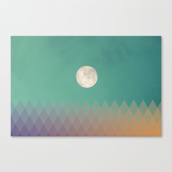 Blue Moon Canvas Print