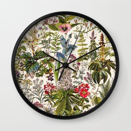 Adolphe Millot - Plantes Medicinales A - French vintage poster Wall Clock