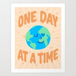 "One Day at a Time" inspired by Ariane Goldman, Hatch Art Print