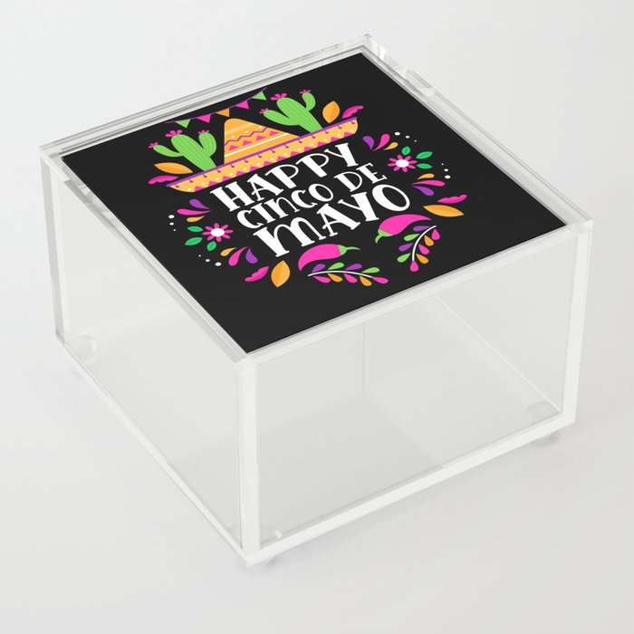 Cinco De Mayo Acrylic Box