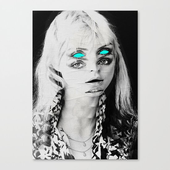 Blue eyes Canvas Print