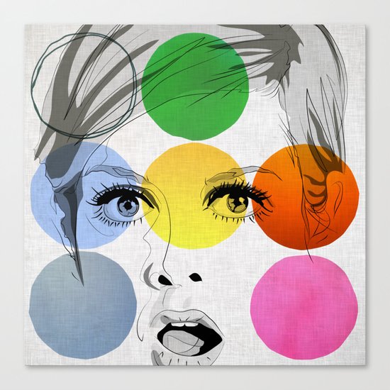 Twiggy Canvas Print