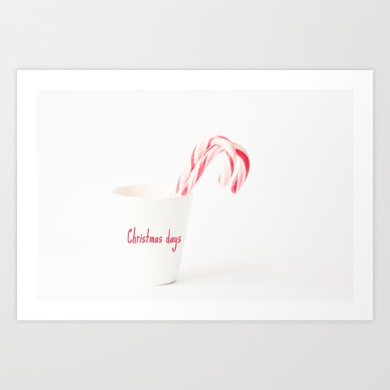 Christmas days Art Print