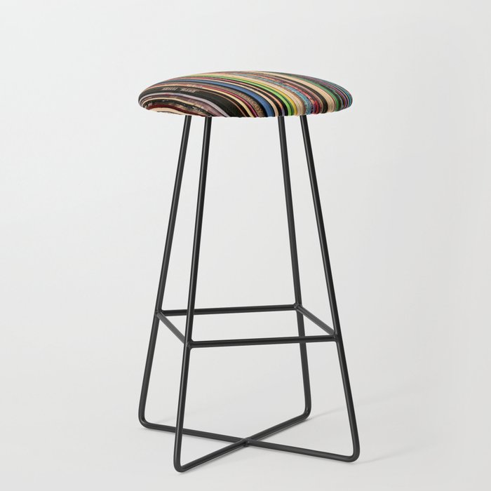 Alternative Rock Vinyl Records Bar Stool By Nmtdot Society6 Alternative Rock Vinyl Records Bar Stool