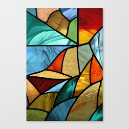 Colorful Stained Glass Canvas Print