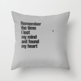 Remember The Time... Throw Pillow