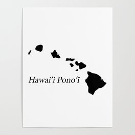 Islands of Hawaii Poster