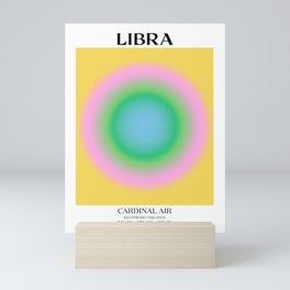 Libra Gradient Print Mini Art Print