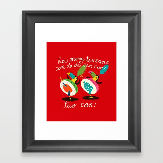 toucan-can Framed Art Print