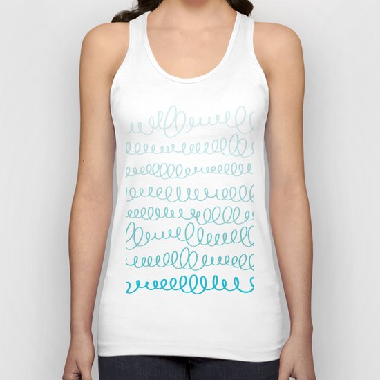 Doodles at the beach Unisex Tank Top