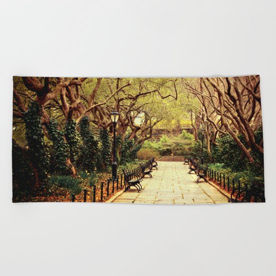 Central Park Beach Towel
