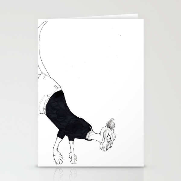 Hairless Cat In A Sweater Stationery Cards By Suzimated Society6