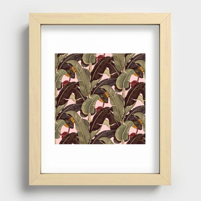 martinique pattern Recessed Framed Print