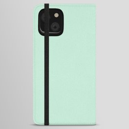 Spearmint Toothpaste Green iPhone Wallet Case