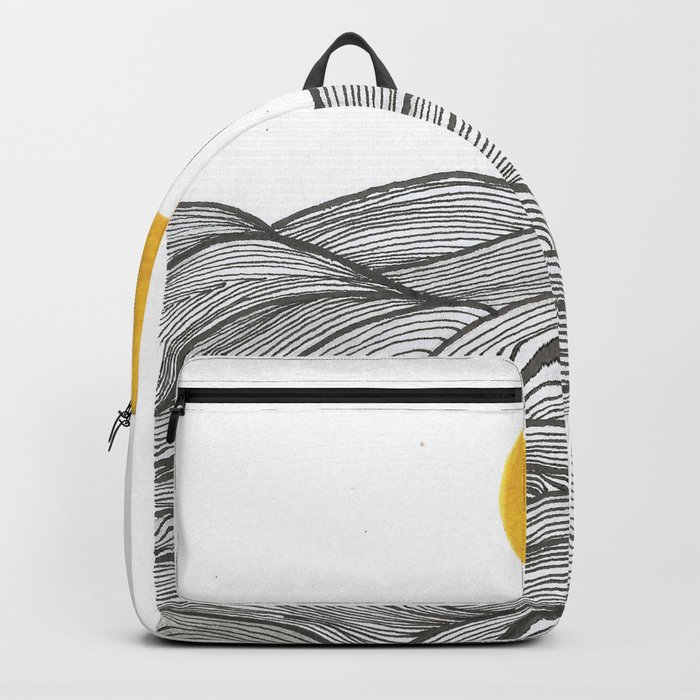 sun and waves Backpack
