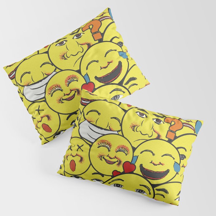 Emojis Galore Pillow Sham