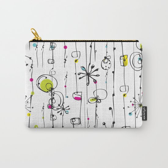 Quirky Icons Carry-All Pouch