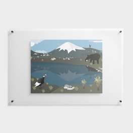 Colombian Mountains Floating Acrylic Print