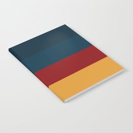 Jundare - Classic Colorful Striped Retro Style Stripes Notebook