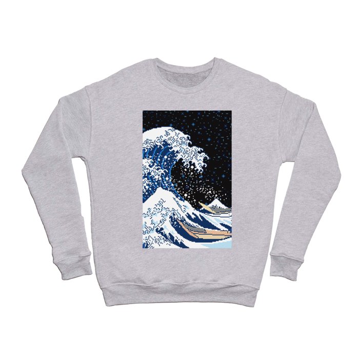The great wave (night) Crewneck Sweatshirt