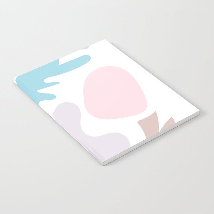 25 Abstract Shapes Pastel Background 220729 Valourine Design Notebook