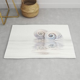 Snail Shells On Water Rug