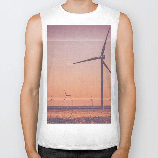 Southwest Windmills Route 66 Biker Tank
