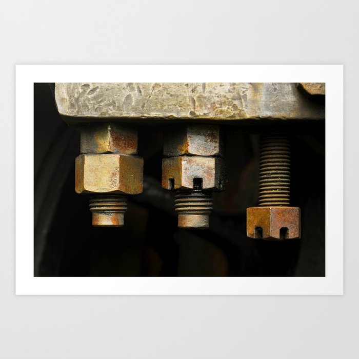 Nuts and Bolts Art Print