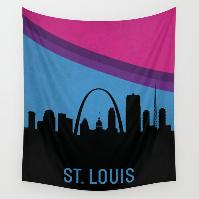 St. Louis Skyline Wall Tapestry