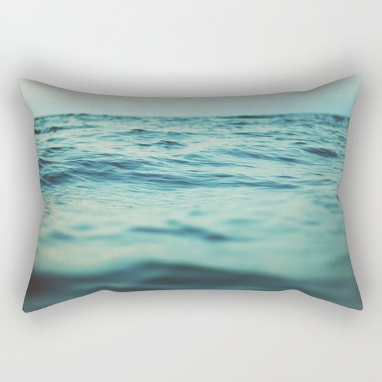 Aqua Sea Rectangular Pillow